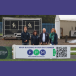 FPM Team with Banner at Coventry Rugby Club